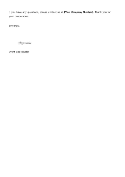 Free Liability Waiver Letter Template to Edit Online
