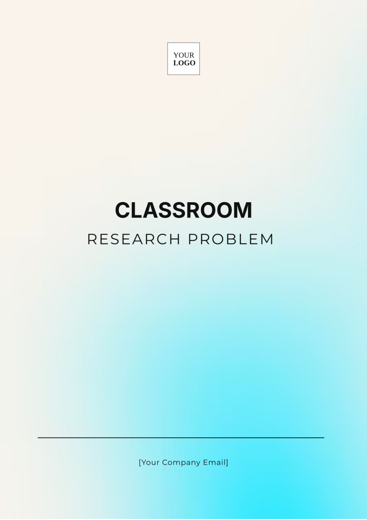 Classroom Research Problem Template - Edit Online & Download