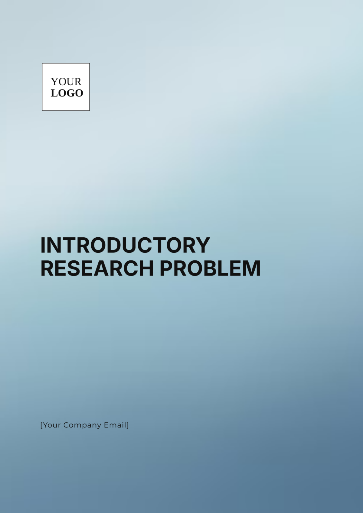 Introductory Research Problem Template - Edit Online & Download