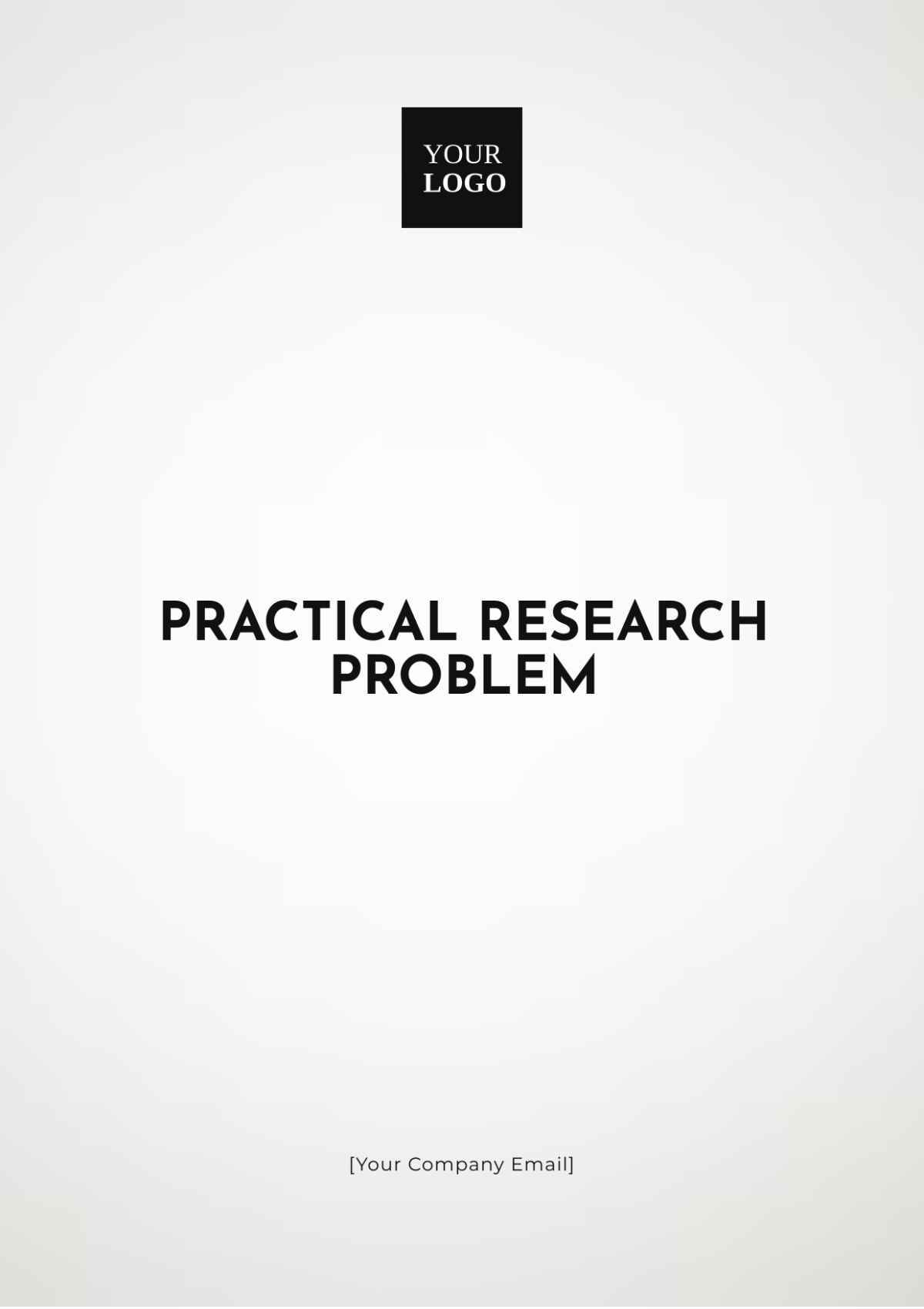 Practical Research Problem Template - Edit Online & Download