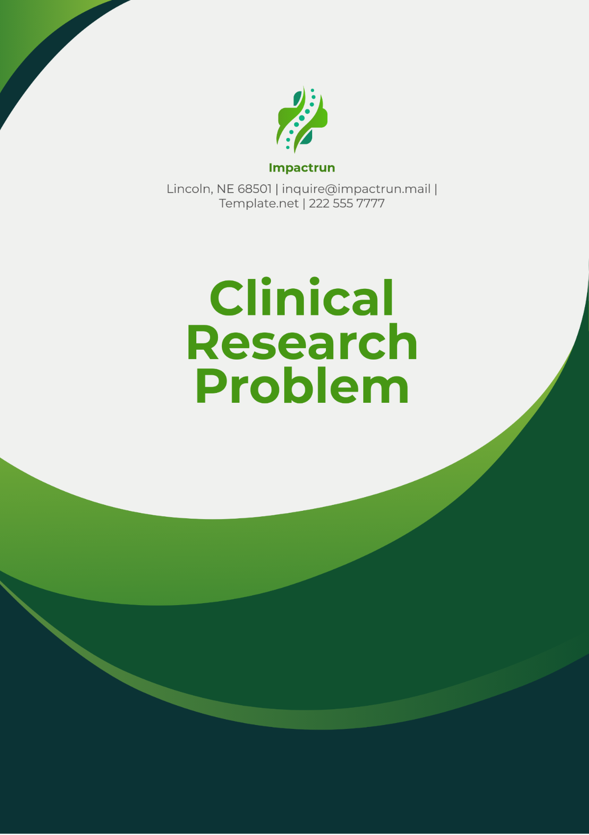 Clinical Research Problem Template - Edit Online & Download