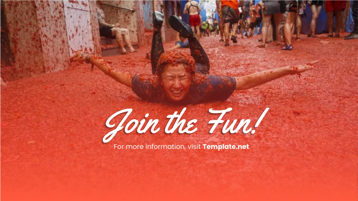 Free La Tomatina Presentation Template to Edit Online