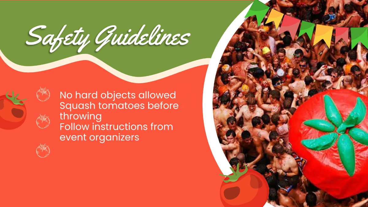 Free La Tomatina Presentation Template to Edit Online