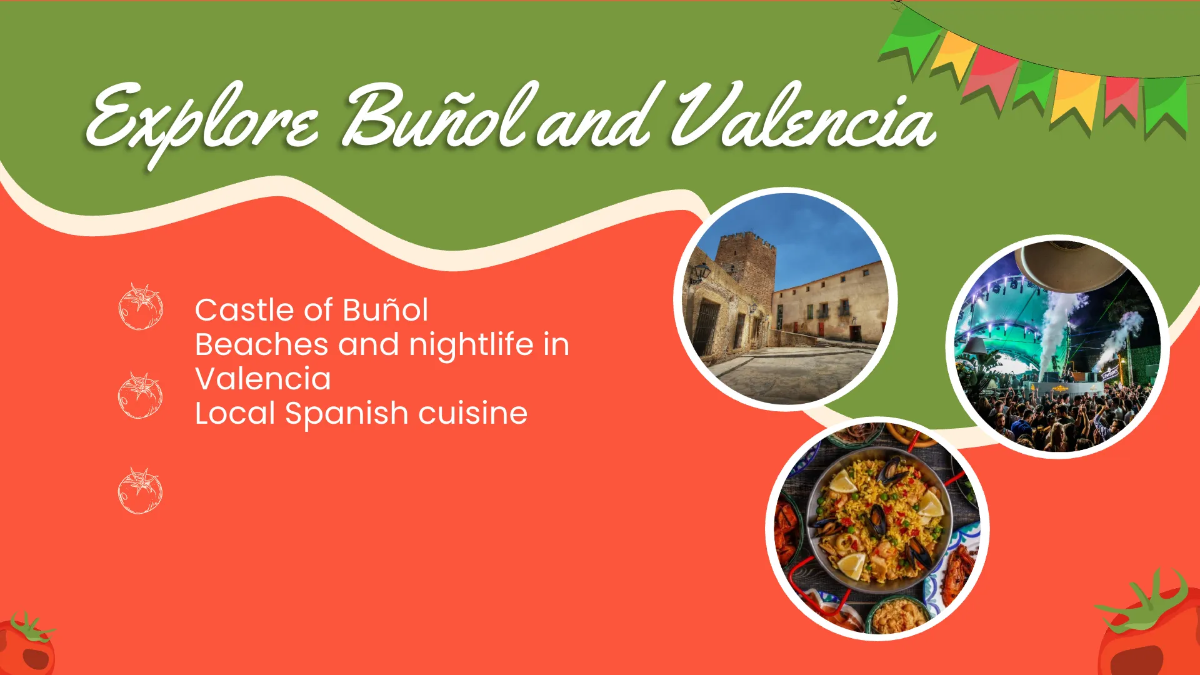 Free La Tomatina Presentation Template to Edit Online