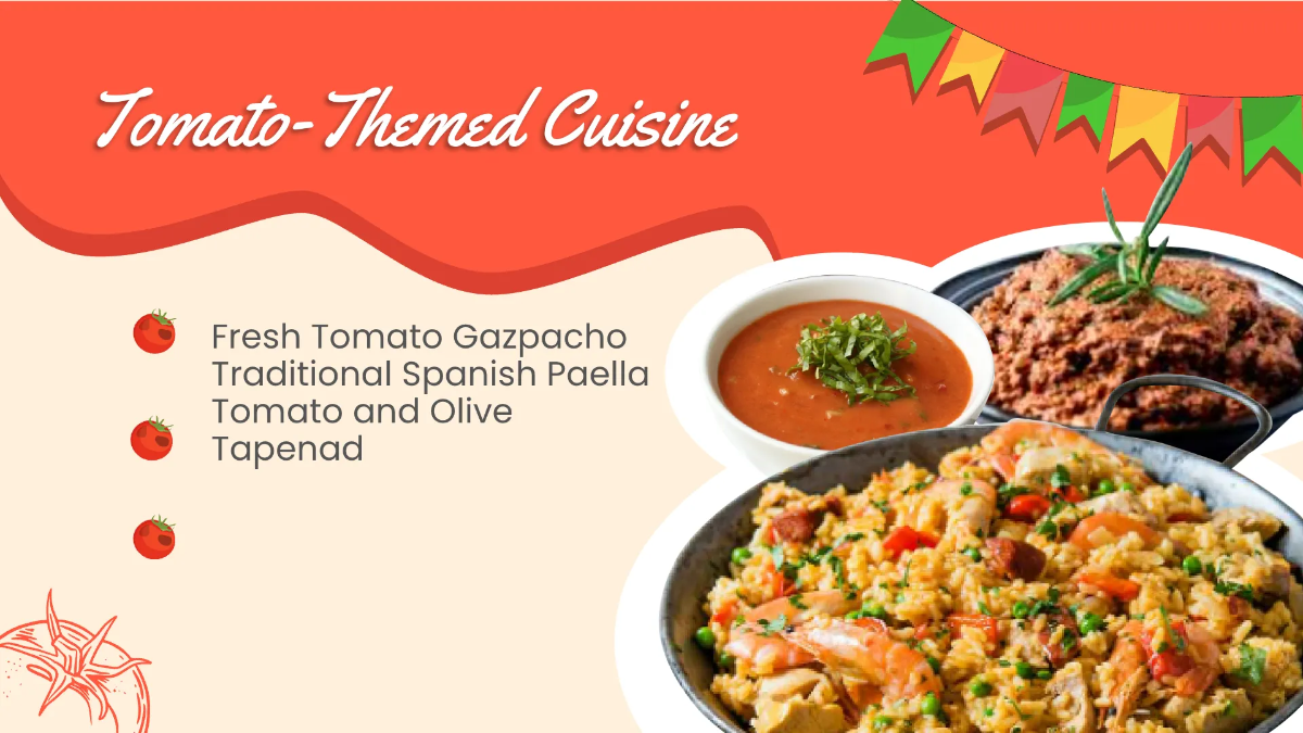 Free La Tomatina Presentation Template to Edit Online