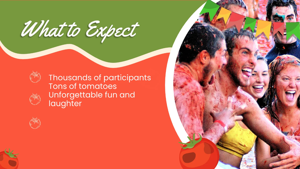 Free La Tomatina Presentation Template to Edit Online