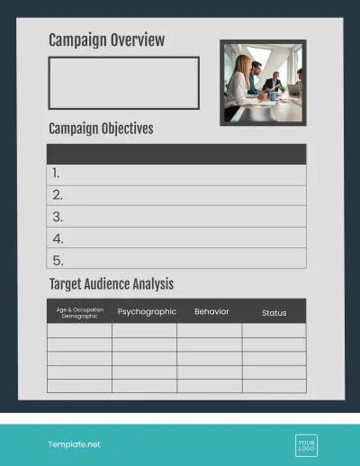 Free Marketing Planner Template to Edit Online