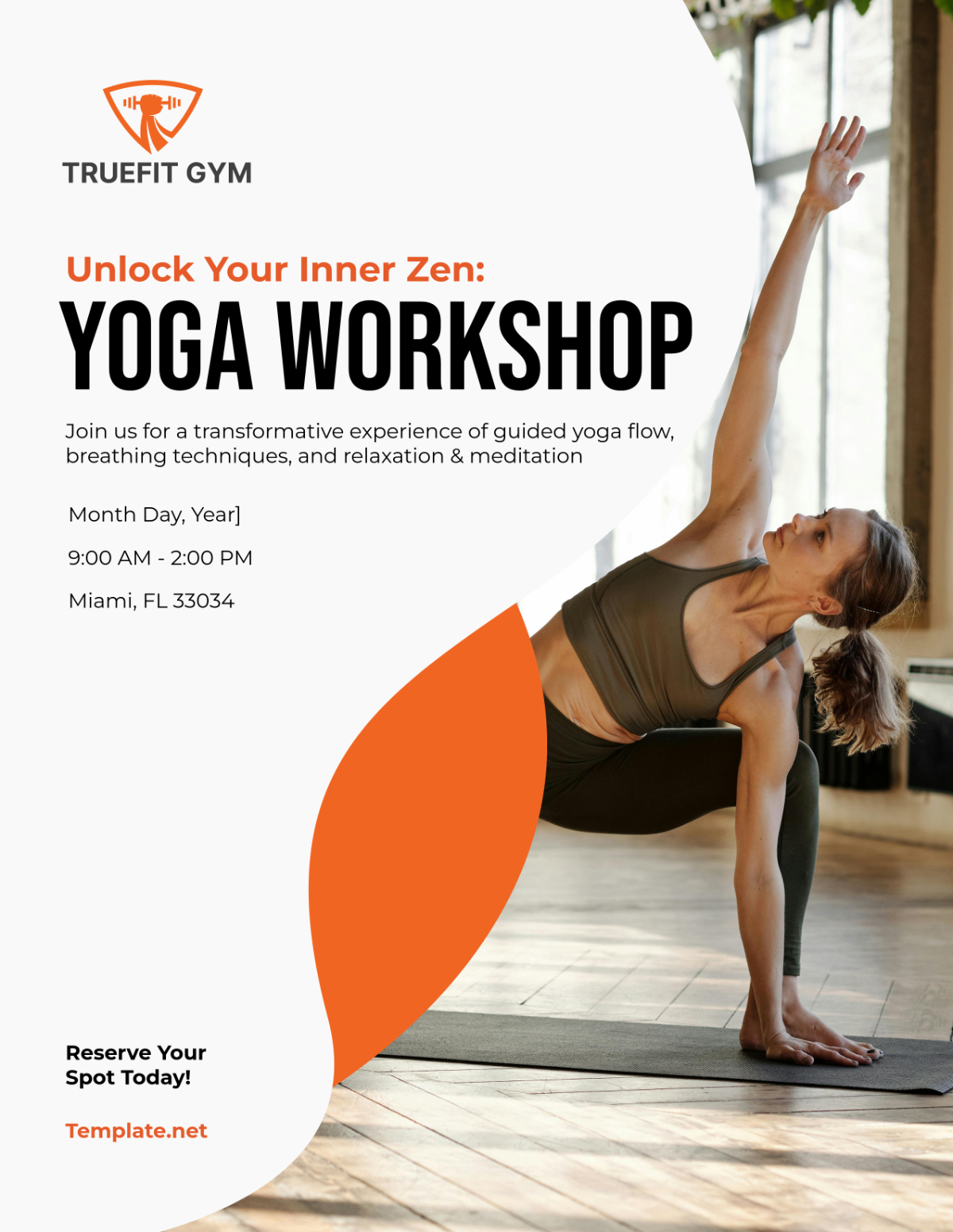 Free Fitness Flyer Templates Editable And Printable