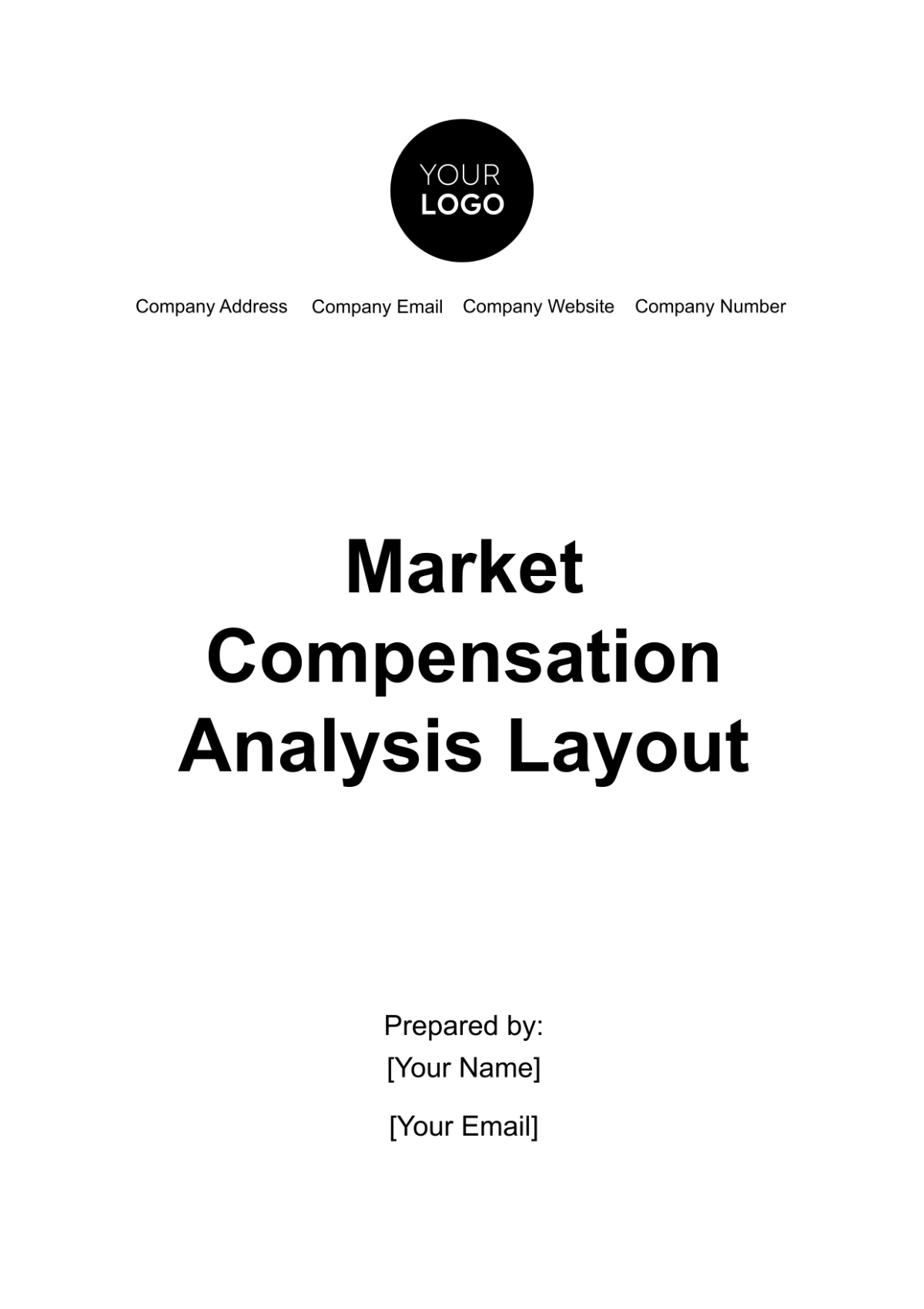 Market Compensation Analysis Layout Template - Edit Online & Download