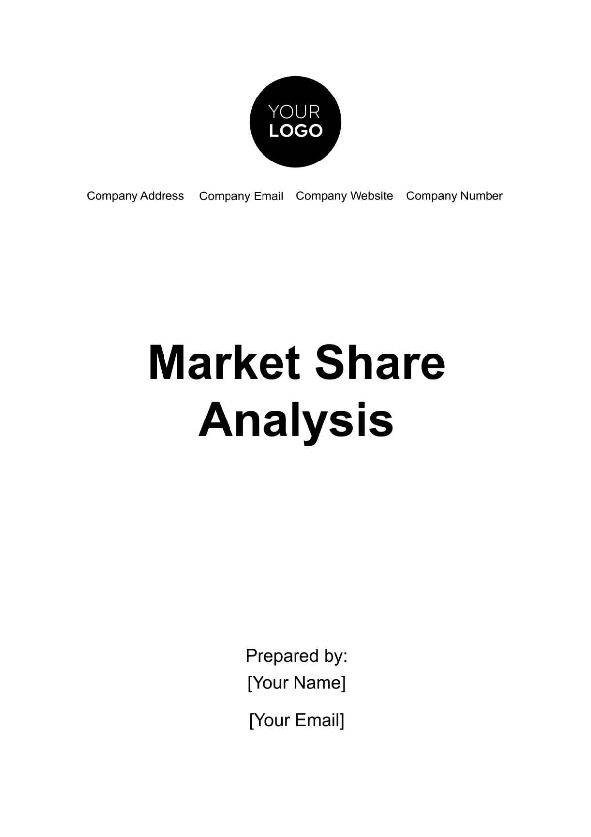 Market Share Analysis Template - Edit Online & Download