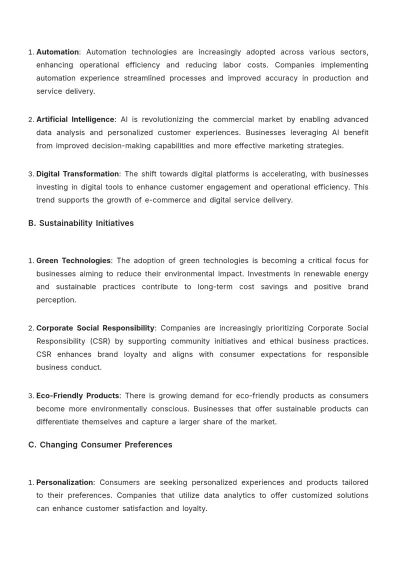 Free Commercial Market Analysis Sample Template to Edit Online