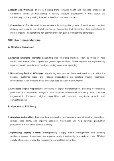 Free Commercial Market Analysis Sample Template to Edit Online