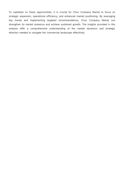 Free Commercial Market Analysis Sample Template to Edit Online