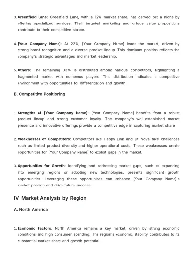Free Commercial Market Analysis Sample Template to Edit Online
