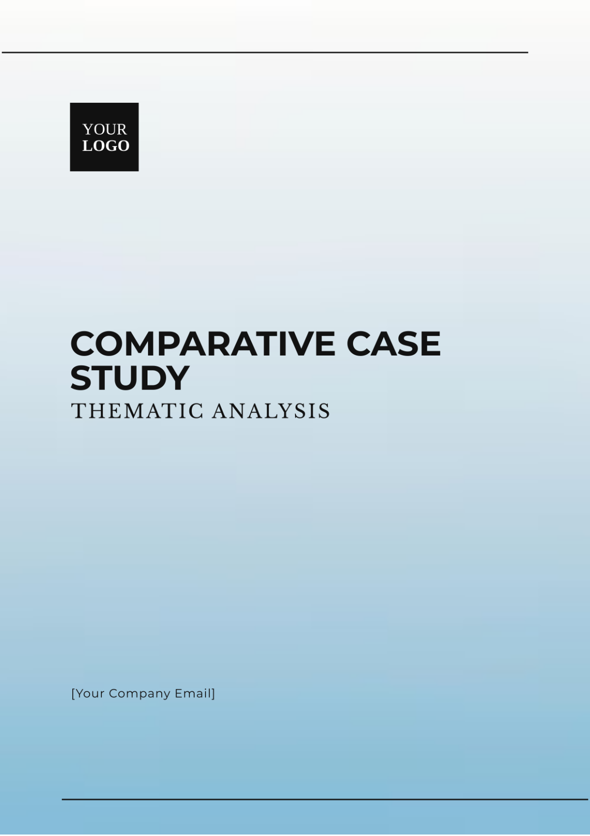 Comparative Case Study Thematic  Analysis Template - Edit Online & Download