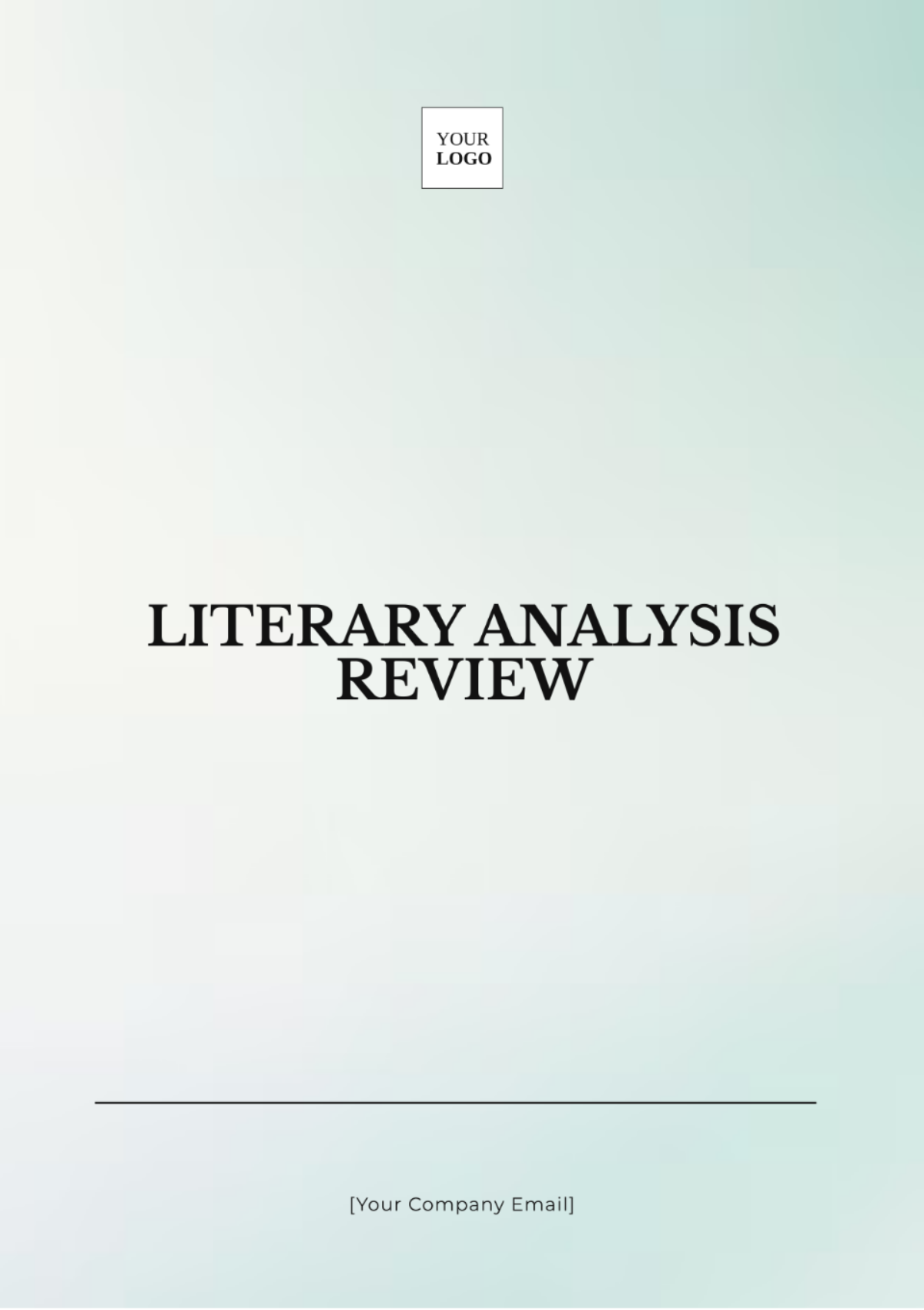 Literary Analysis Review Template - Edit Online & Download