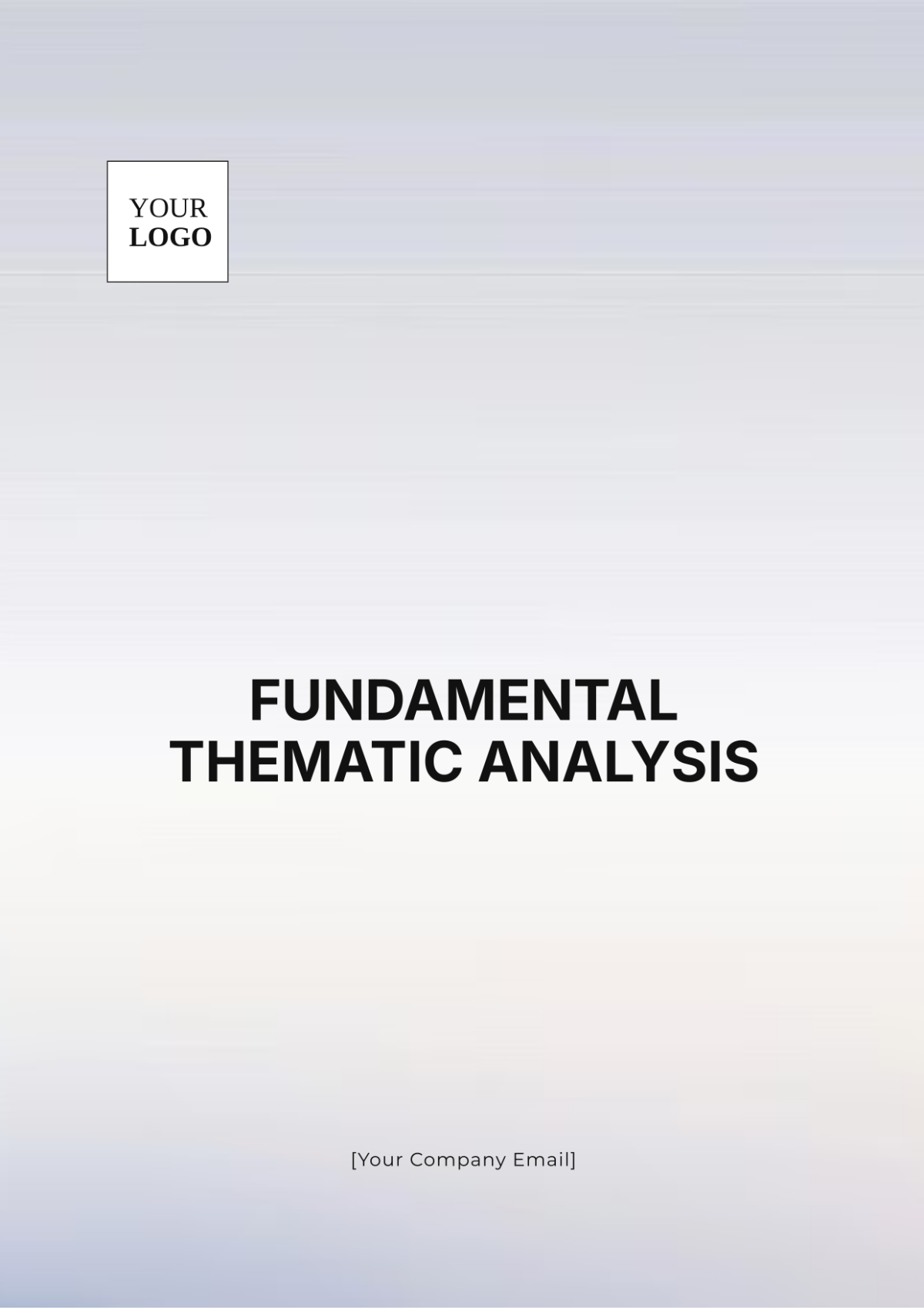 Fundamental Thematic Analysis Template - Edit Online & Download