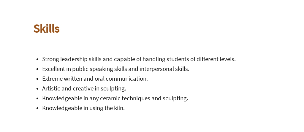 Free Ceramic Teacher Job Ad/Description Template 4.jpe