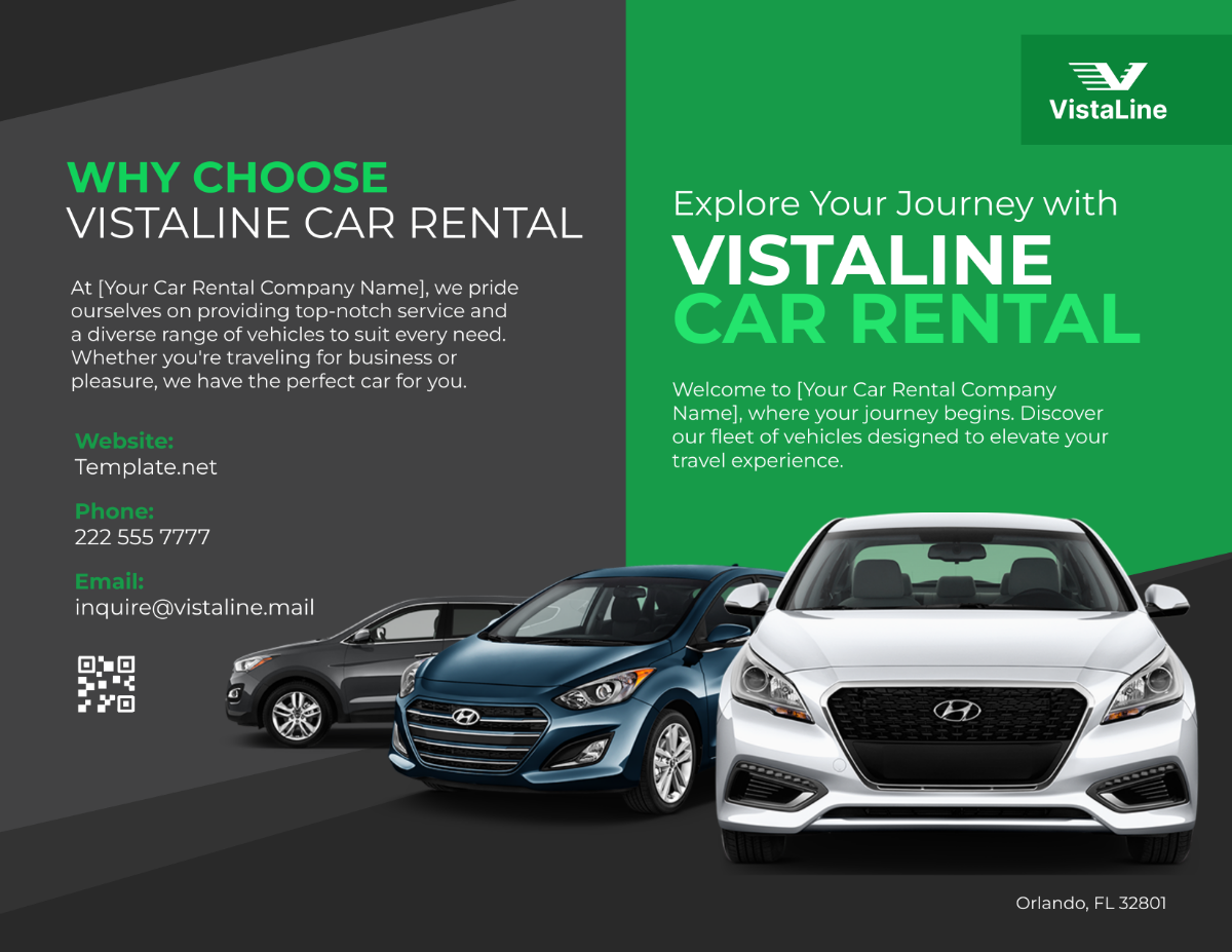 Free Car Rental Bi-fold Brochure Template - Edit Online & Download ...