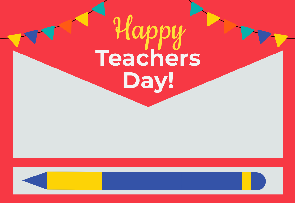 Teachers Day Gift Card Template - Edit Online & Download