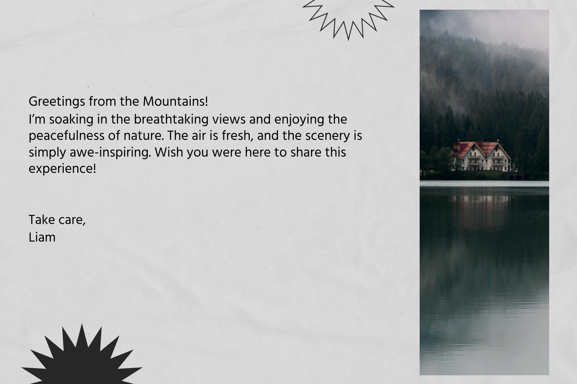 Free Personalized Postcard Background Template to Edit Online