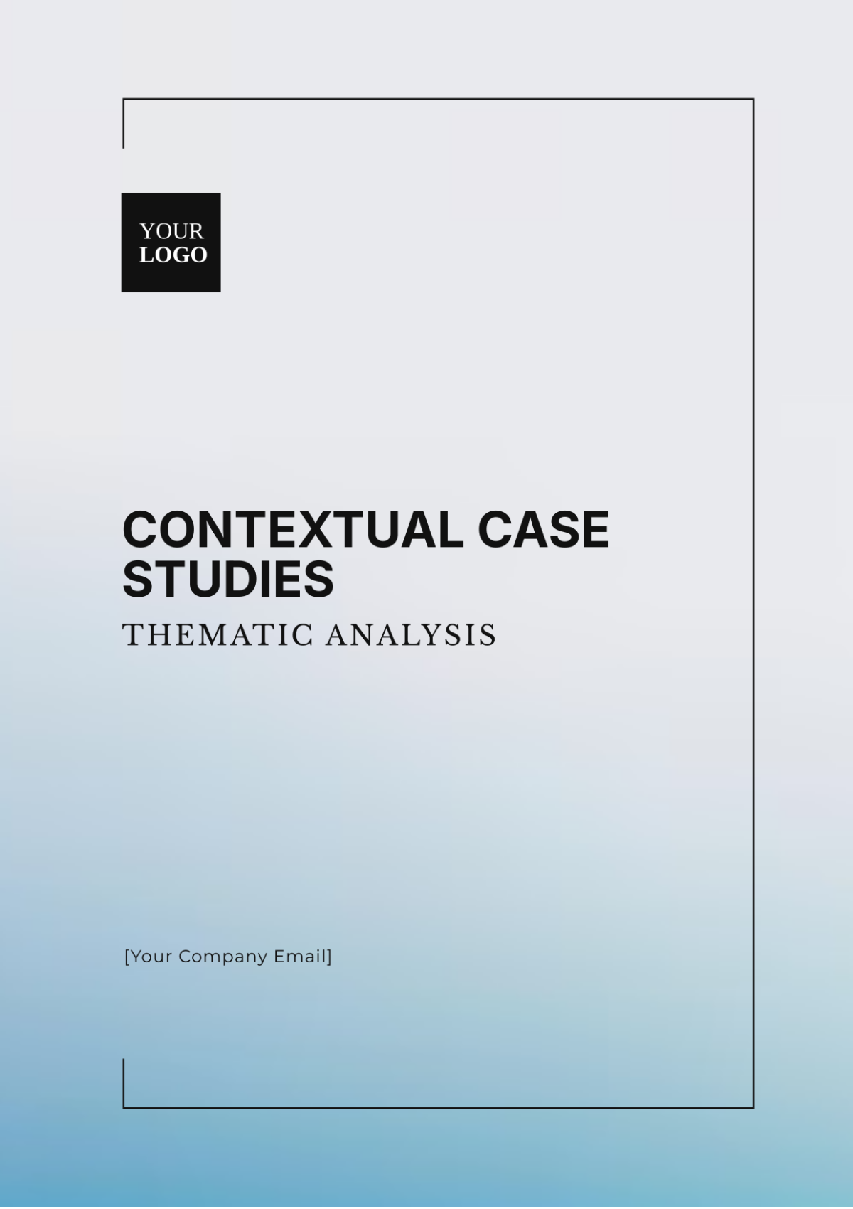 Contextual Case Studies for Thematic Analysis Template - Edit Online & Download