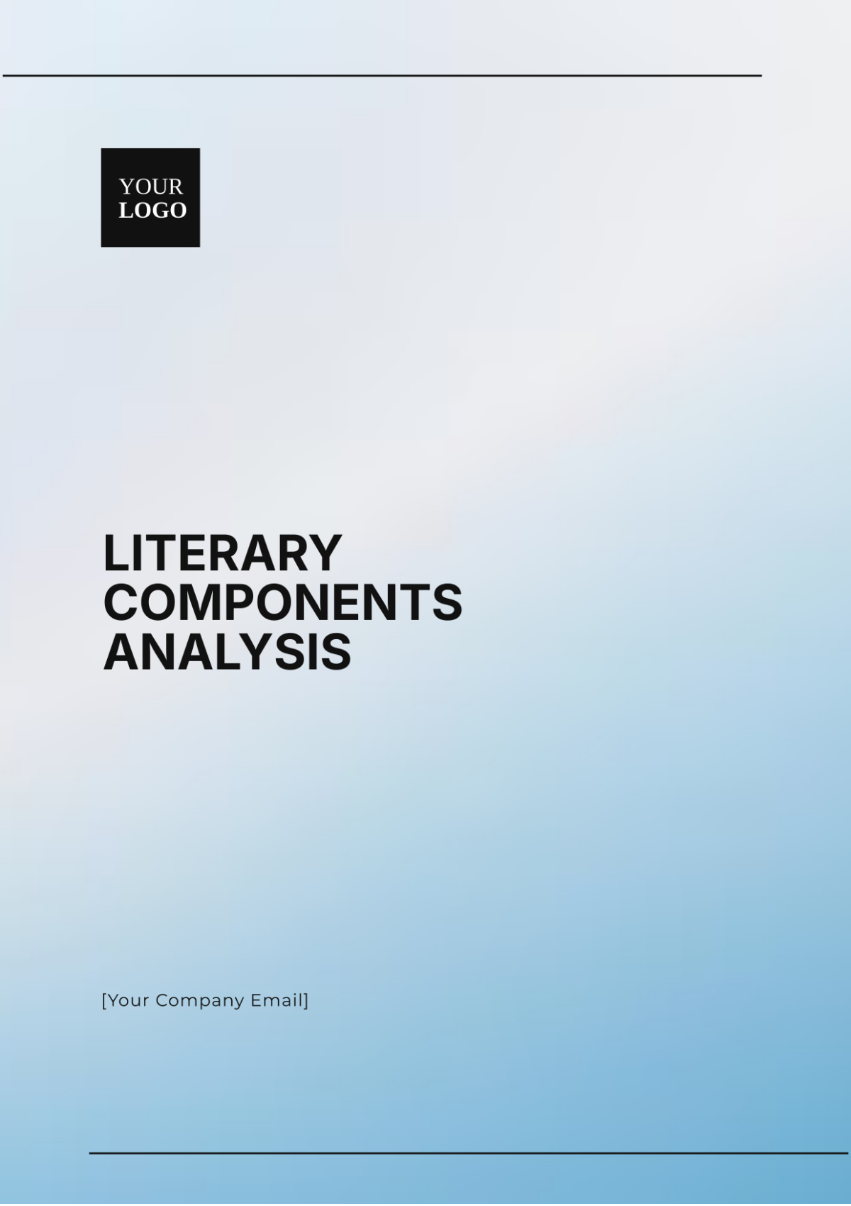 Literary Components Analysis Template - Edit Online & Download