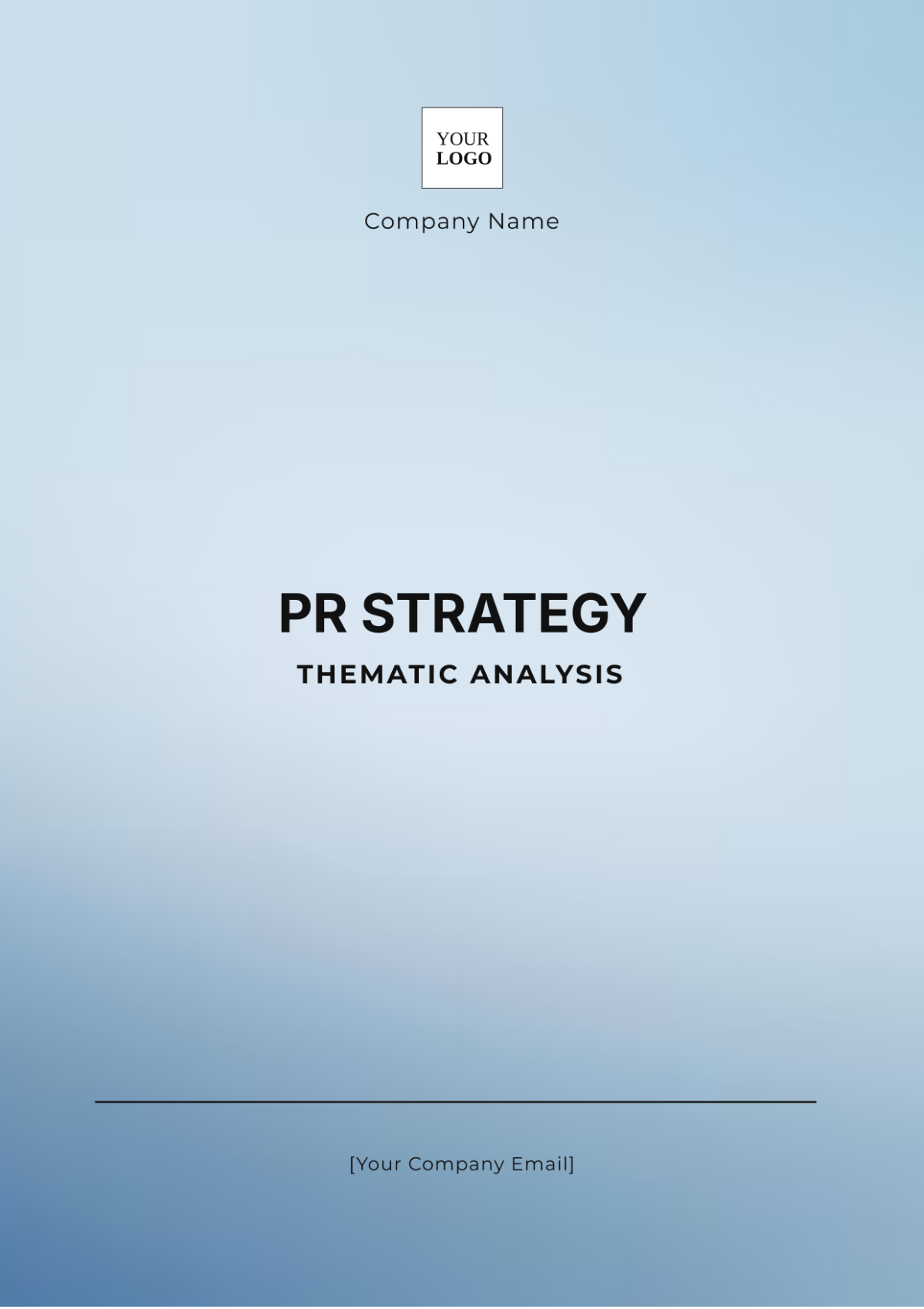 PR Strategy Thematic Analysis Template - Edit Online & Download