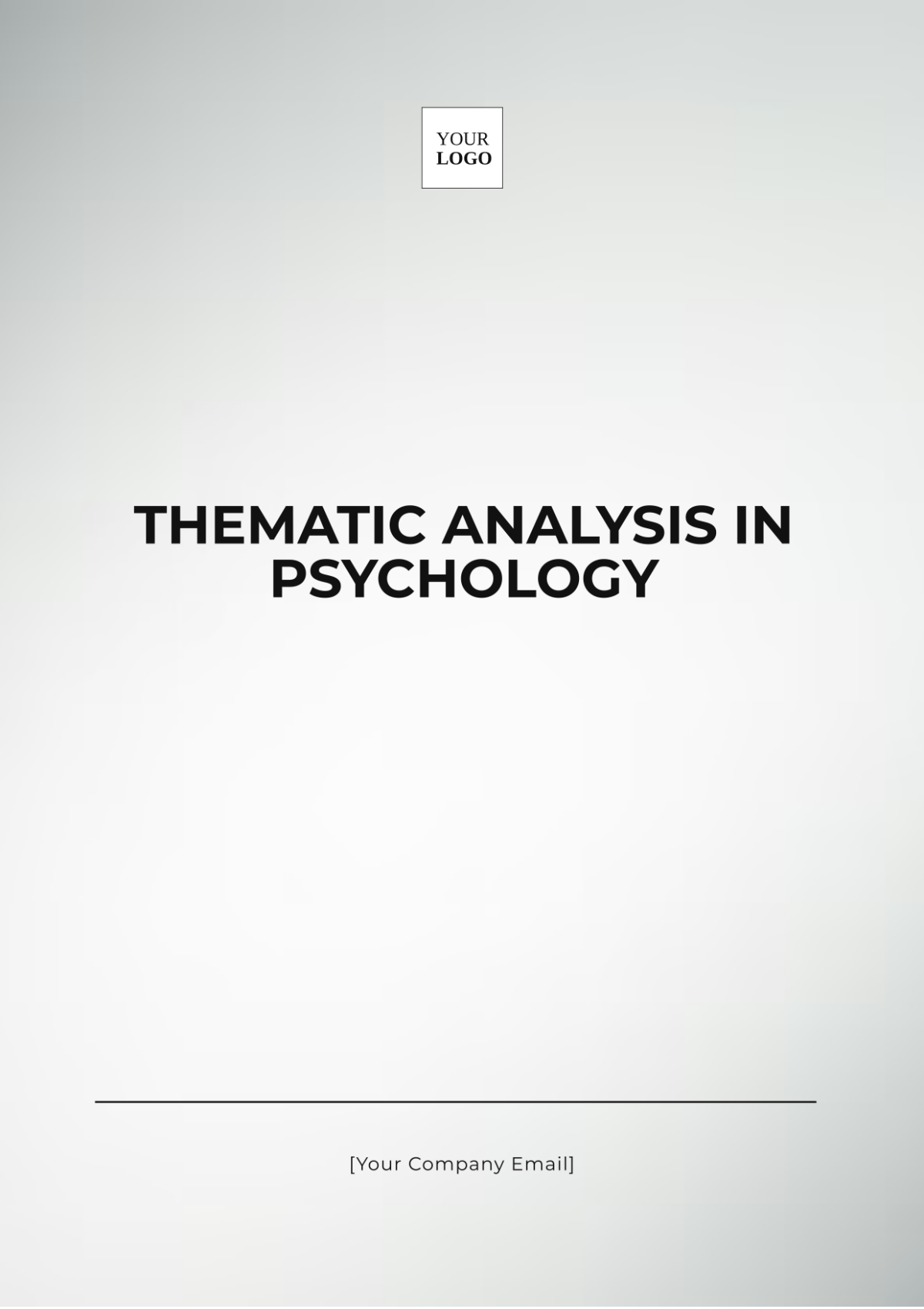 Thematic Analysis in Psychology Template - Edit Online & Download