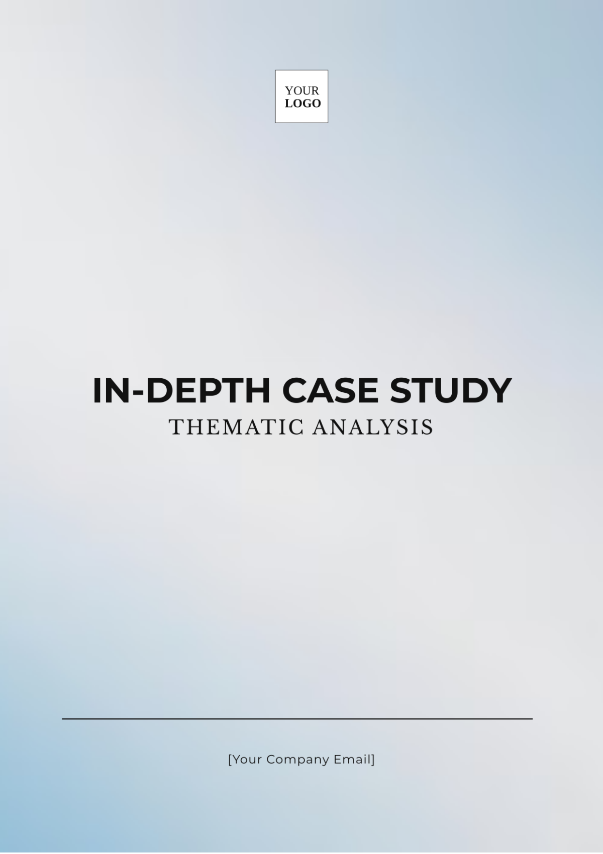 In-depth Case Study Thematic  Analysis Template - Edit Online & Download