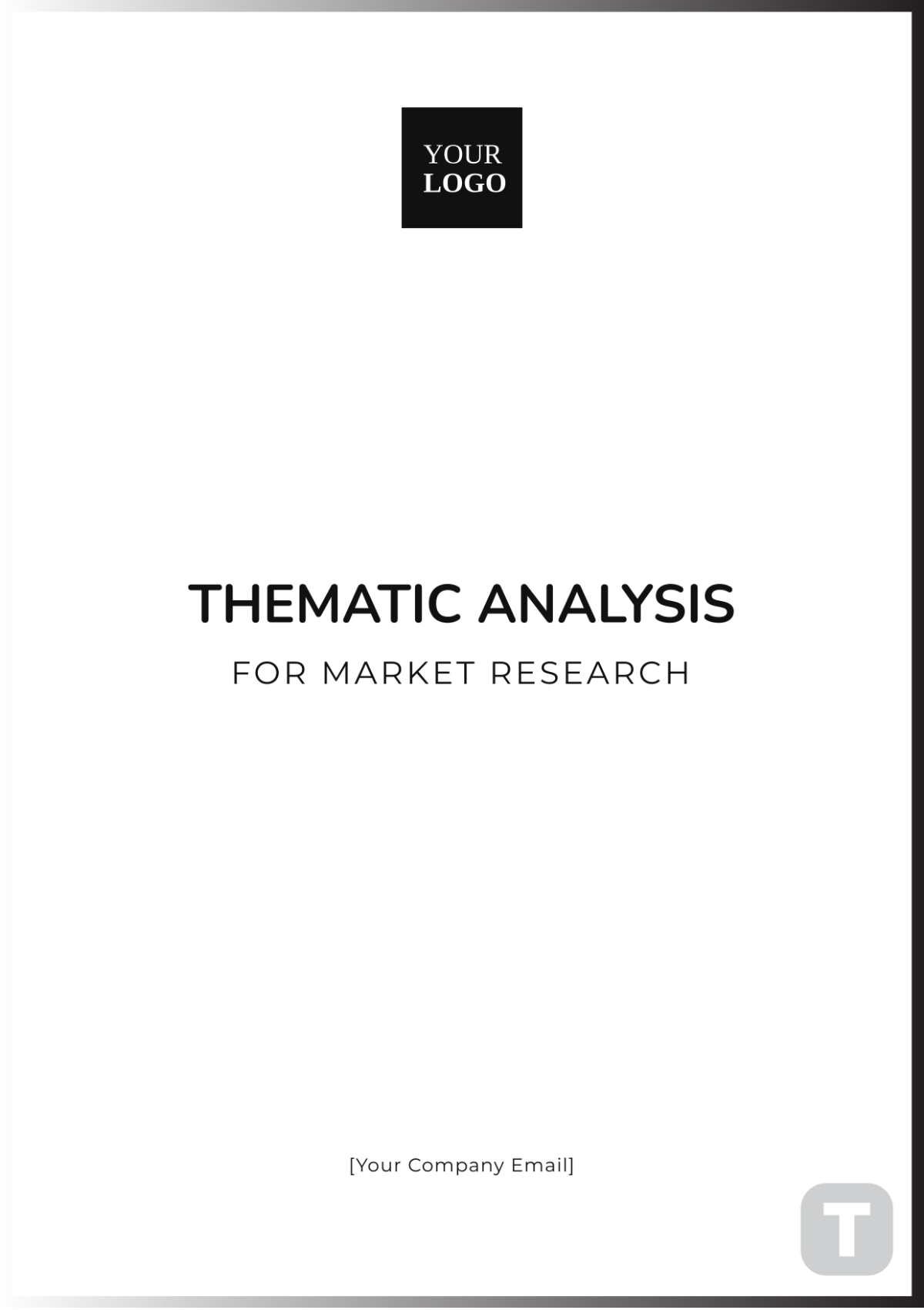 Thematic Analysis for Market Research Template - Edit Online & Download