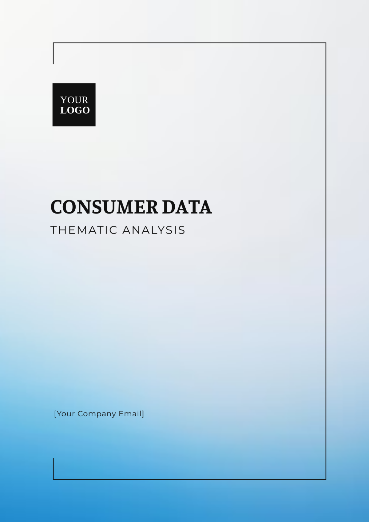 Consumer Data Thematic Analysis Template - Edit Online & Download