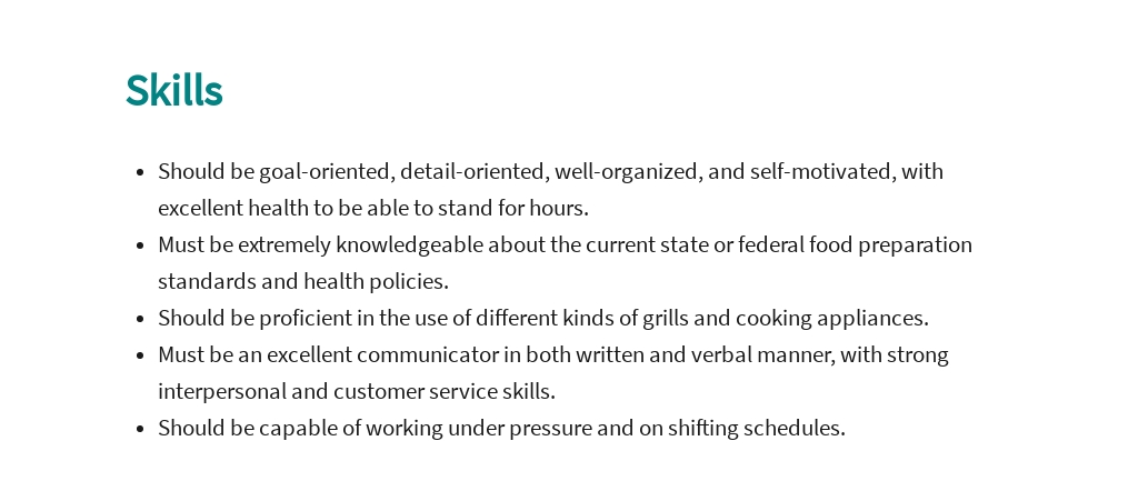 Free Grill Cook Job Ad/Description Template  4.jpe