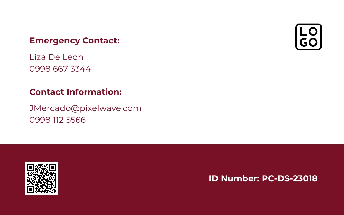 Free Creative Designer Horizontal ID Card Template to Edit Online