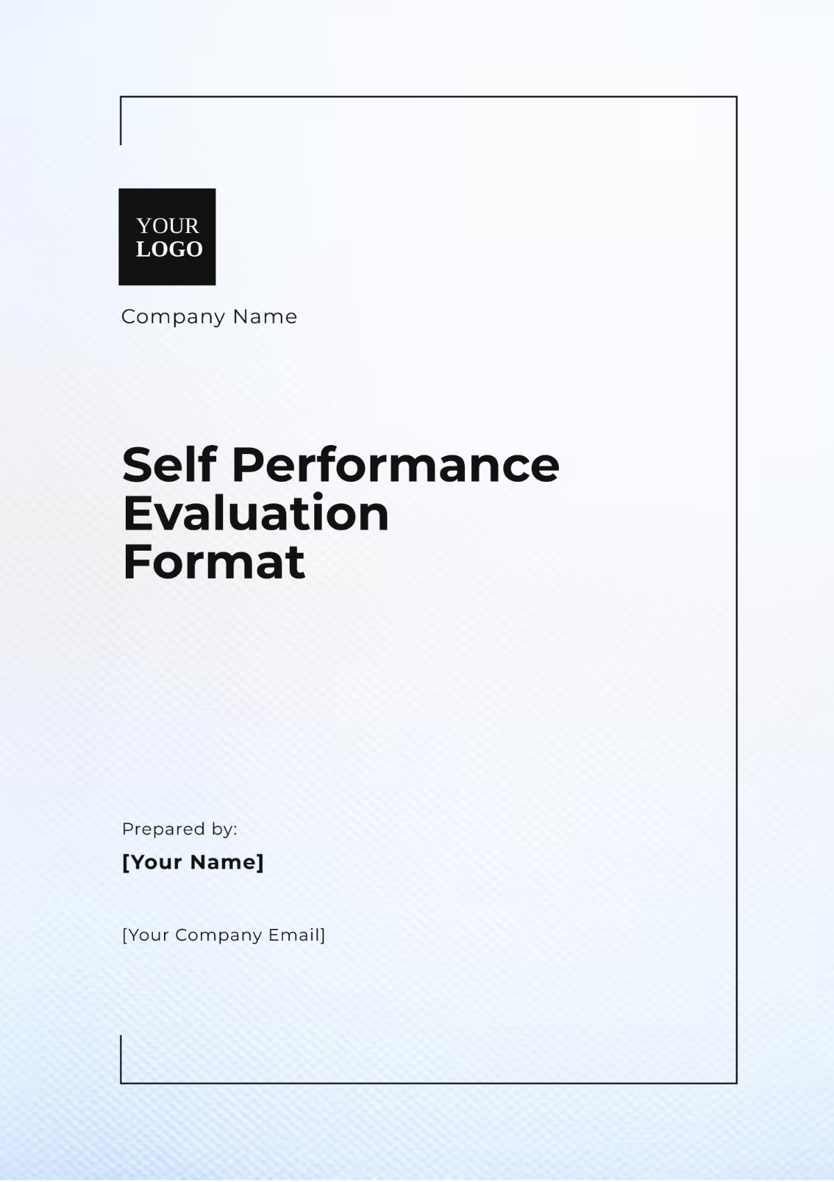 Self Performance Evaluation Format Template - Edit Online & Download