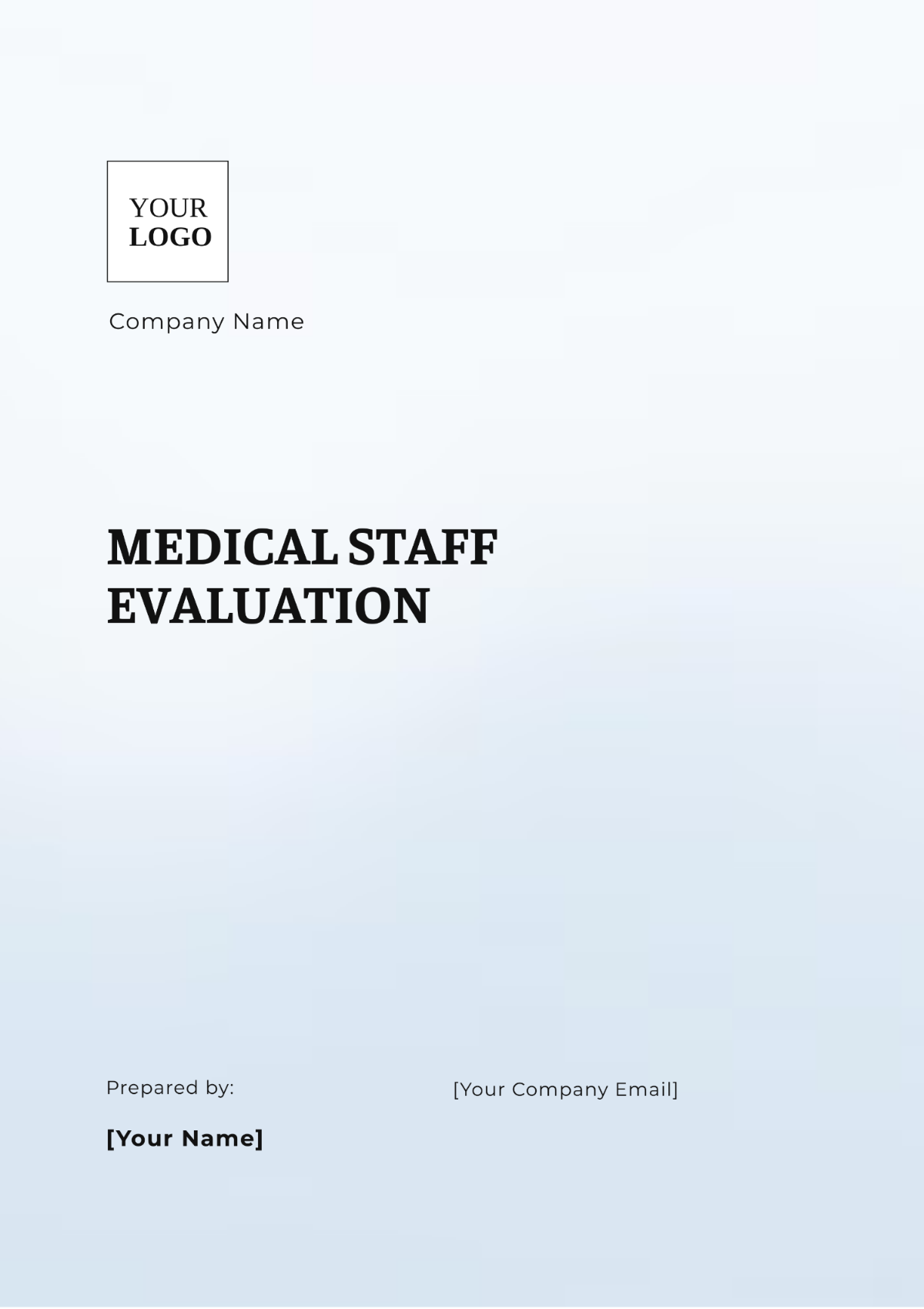 Medical Staff Evaluation Template