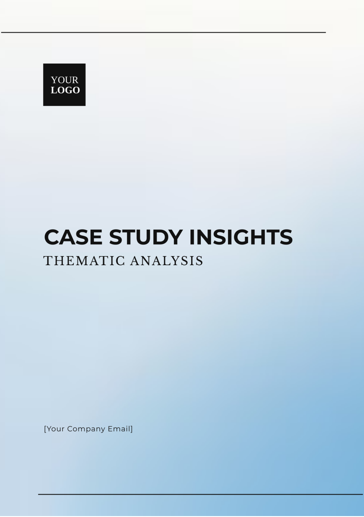 Case Study Insights Thematic Analysis Template - Edit Online & Download