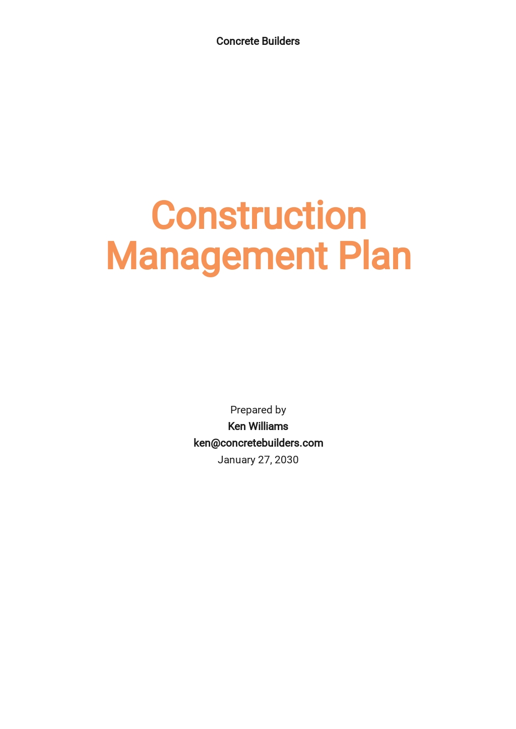 68+ FREE Construction Planning & Management Templates [Edit & Download ...