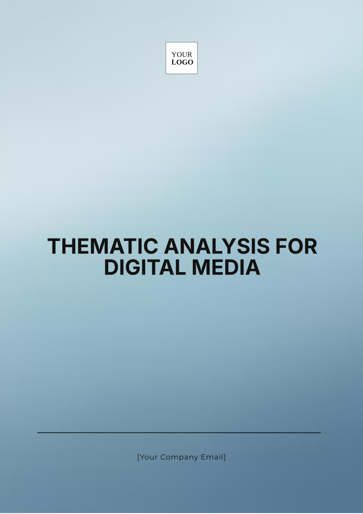 Thematic Analysis for Digital Media Template