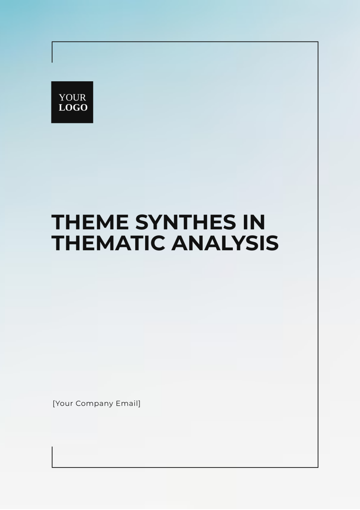 Theme Synthesis in Thematic Analysis Template - Edit Online & Download