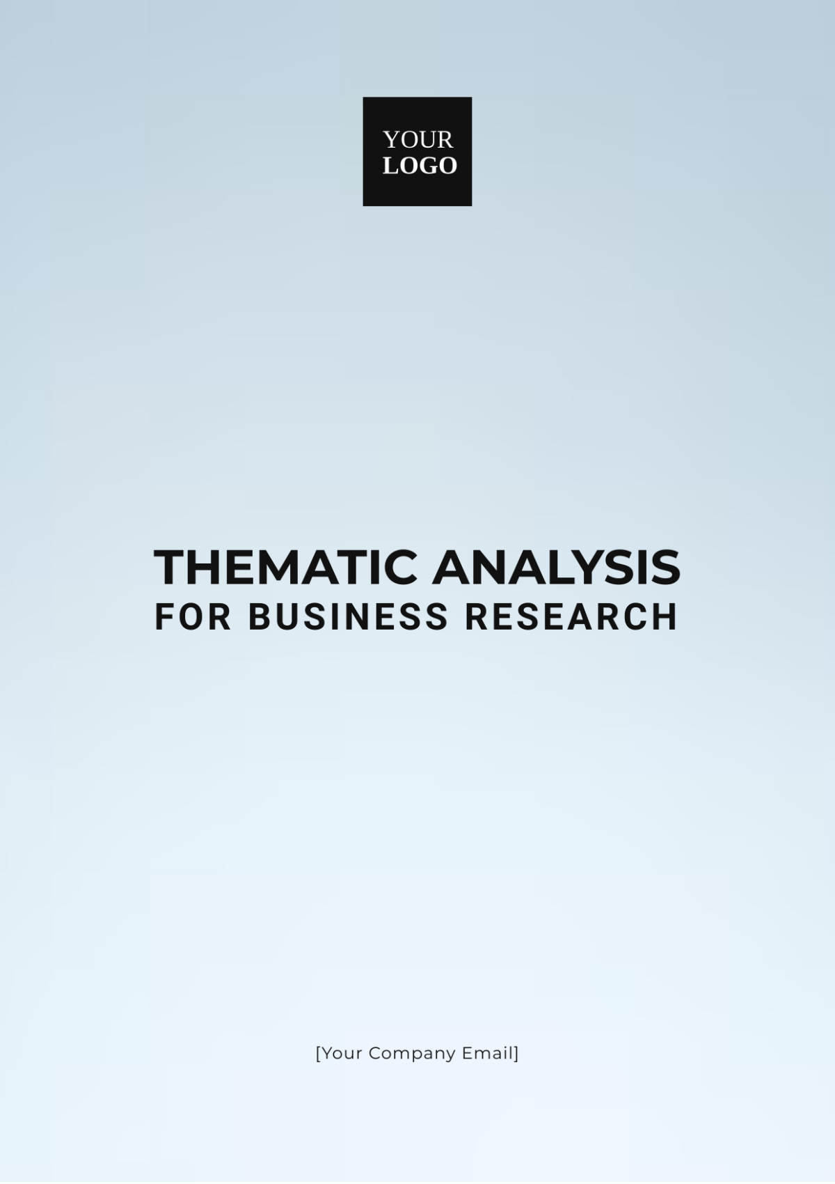 Thematic Analysis for Business Research Template - Edit Online & Download