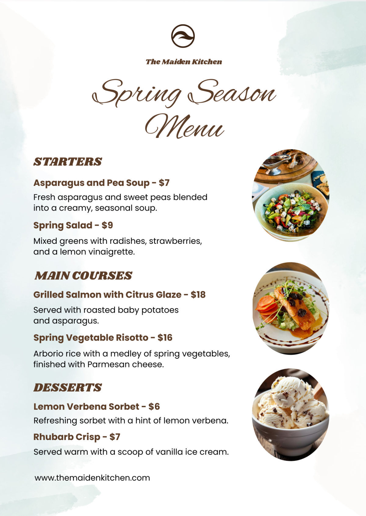 Free Creative Seasonal Menu Template - Edit Online & Download ...