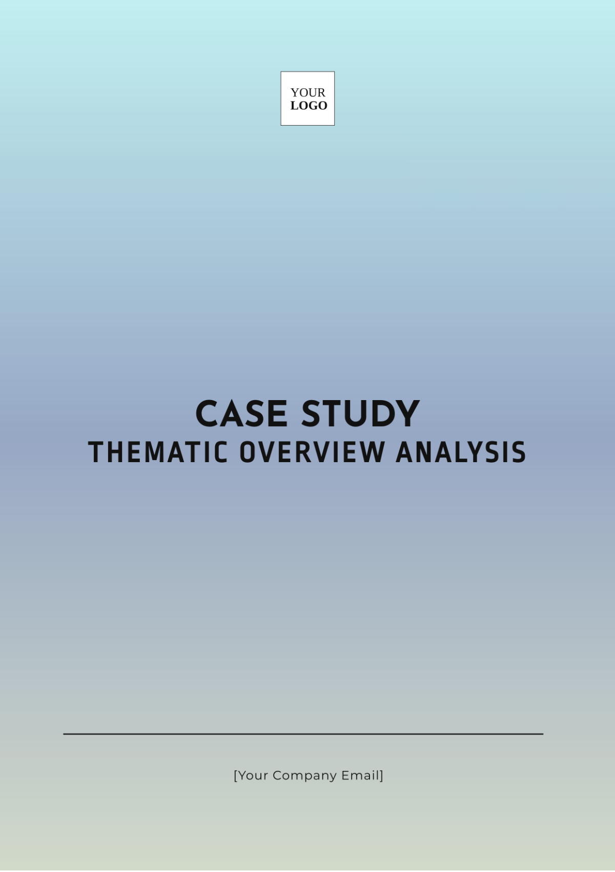 Case Study Thematic Overview Analysis Template