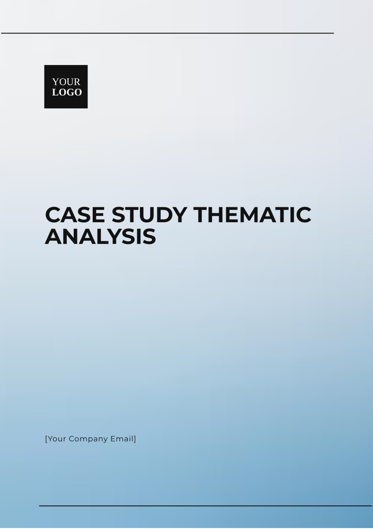 Case Study Thematic Analysis Template - Edit Online & Download