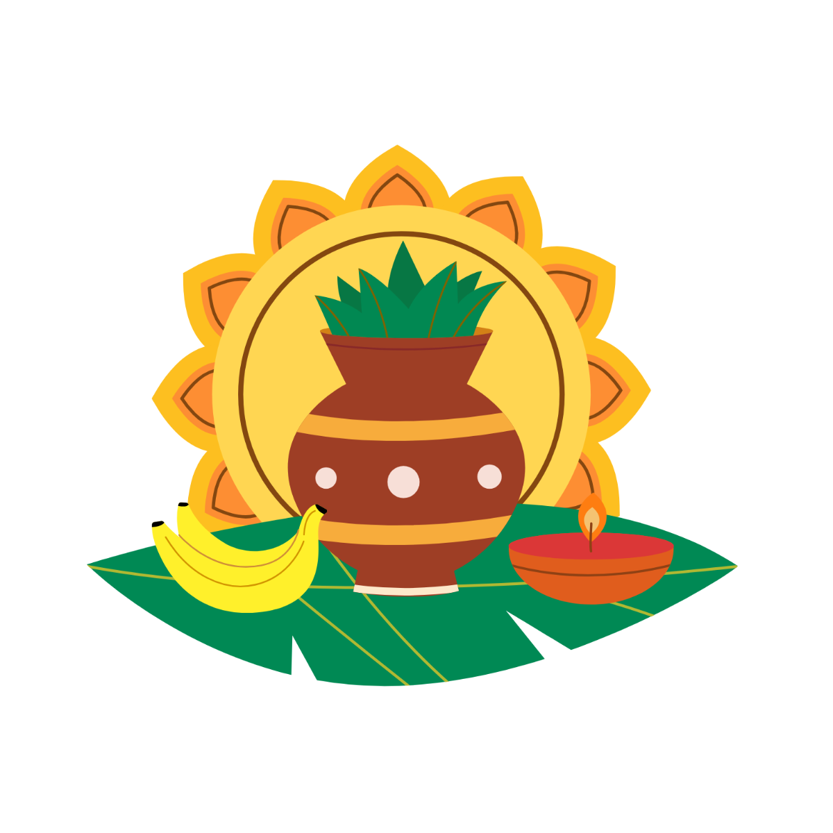 Onam Clipart Template - Edit Online & Download