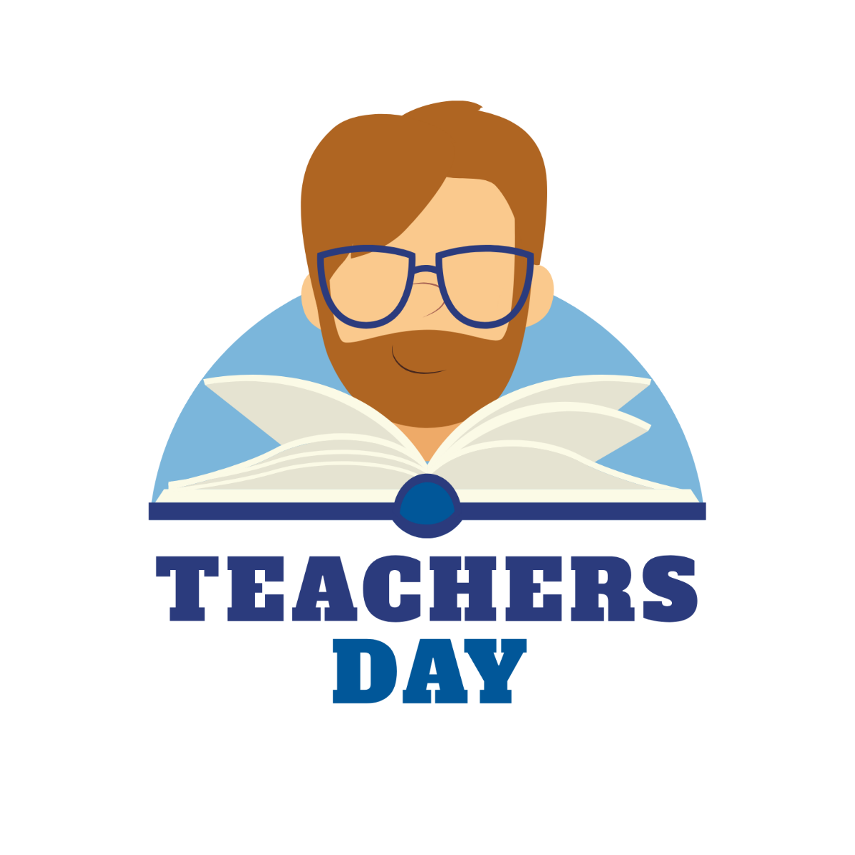 Happy Teacher's Day Clipart Template - Edit Online & Download