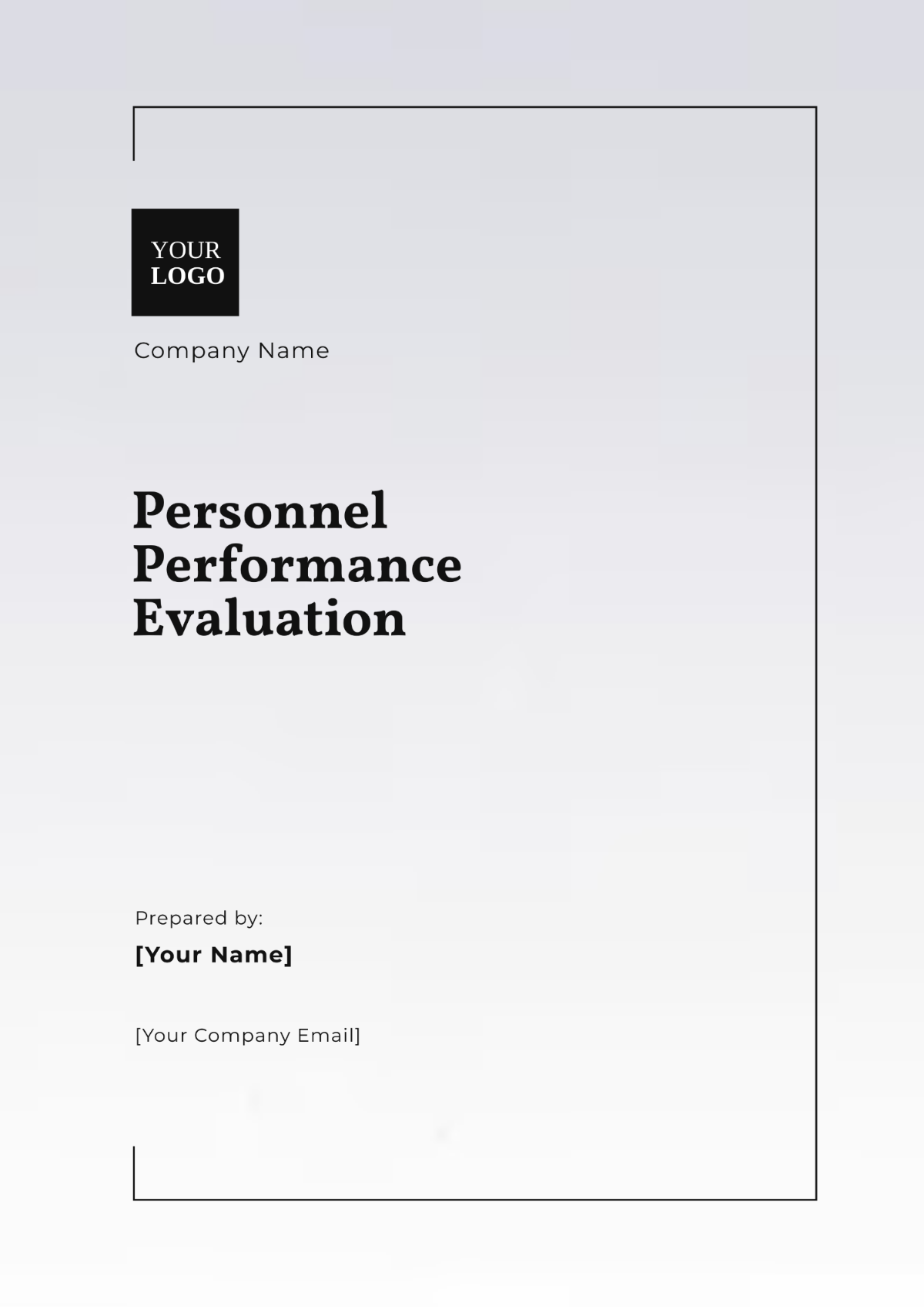 Personnel Performance Evaluation Template - Edit Online & Download