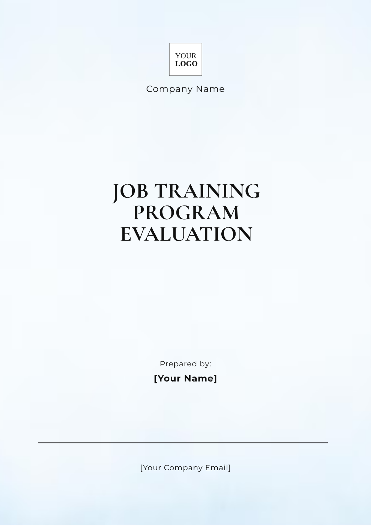 Job Training Program Evaluation Template - Edit Online & Download