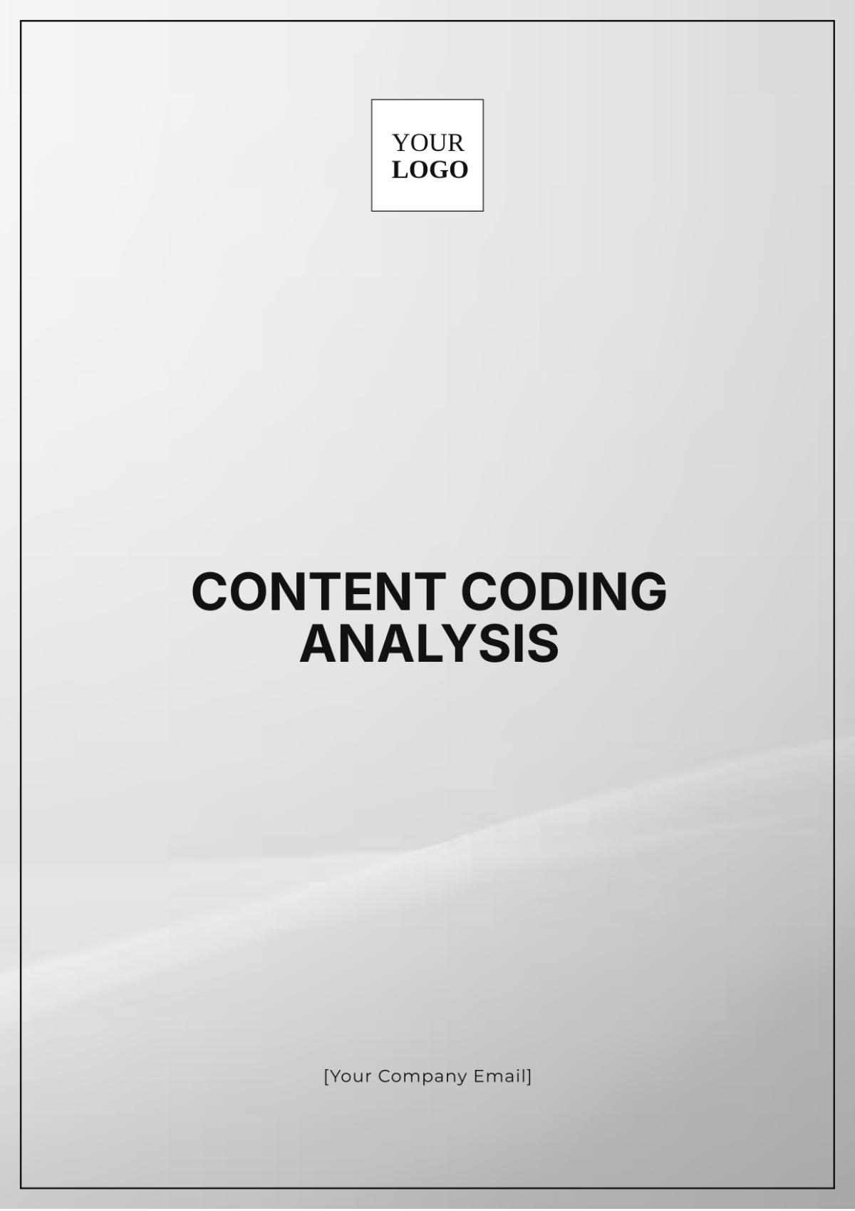 Content Coding Analysis Template