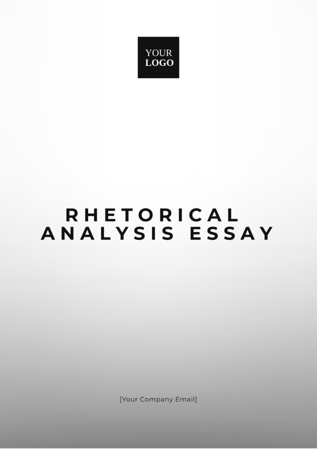 Rhetorical Analysis Essay Template - Edit Online & Download